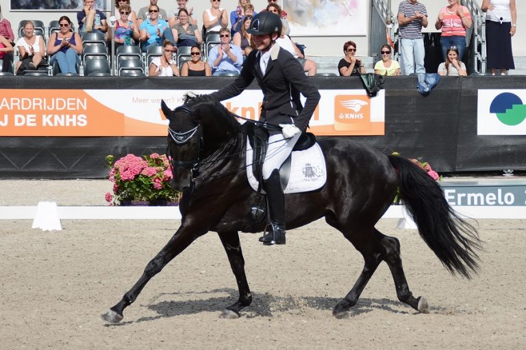 Diederik van Silfhout lachend in de ring