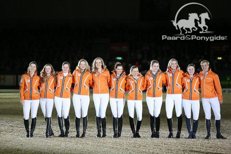 Dit is het KNHS talententeam van 2017
