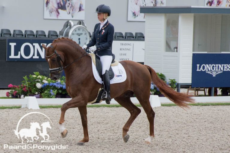 WK jonge dressuurpaarden: Fiontini wint 6-jarigen rubriek, Five Star tweede