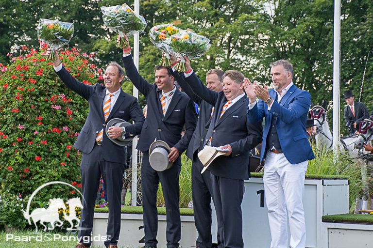 Hoogste podium voor Oranje vierspanteam en Boyd Exell in Breda