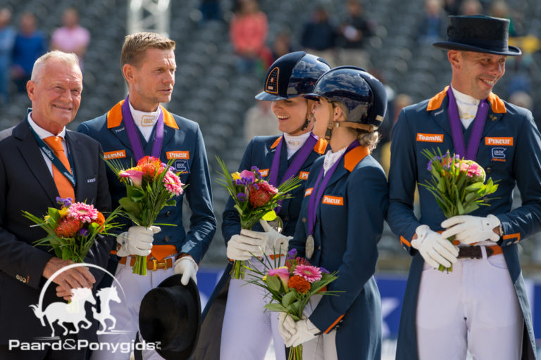 Oranje dressuurteam pakt zilver na uitsluiting Dujardin