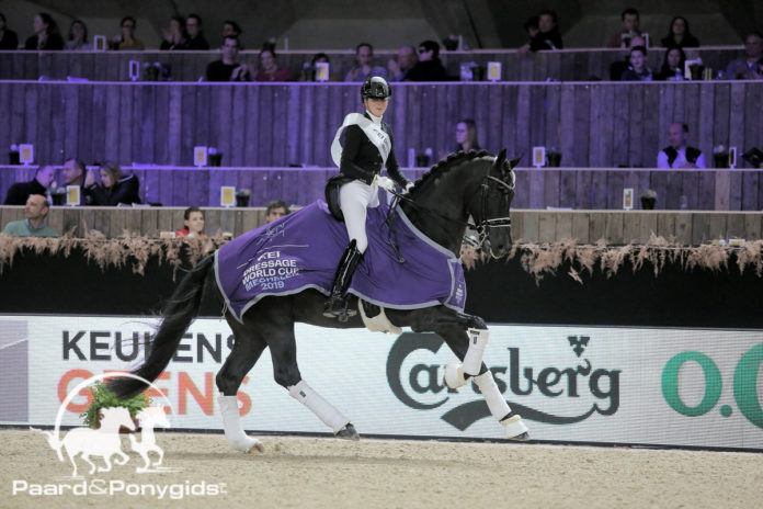 Emmelie Scholtens met Desperado N.O.P. winnaar WB Mechelen