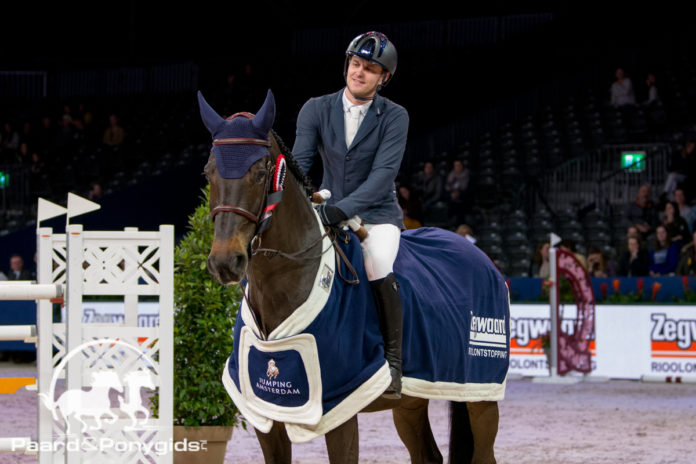 Doron Kuipers winnaar 1.40m Jumping Amsterdam 2020