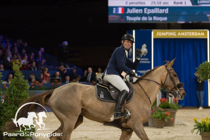 Julien Epaillard met Toupie de la Roque winnaar Grote Prijs van Amsterdam