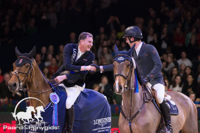 Marc Houtzager winnaar werelddbeker Amsterdam 2020