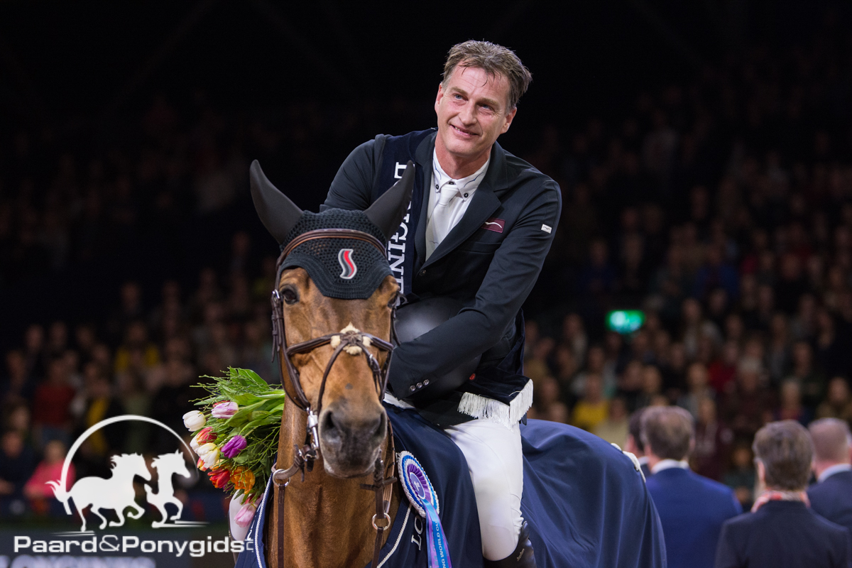 Marc Houtzager winnaar wereldbeker Amsterdam