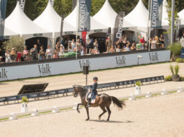 Dinja van Lieren met Hermès